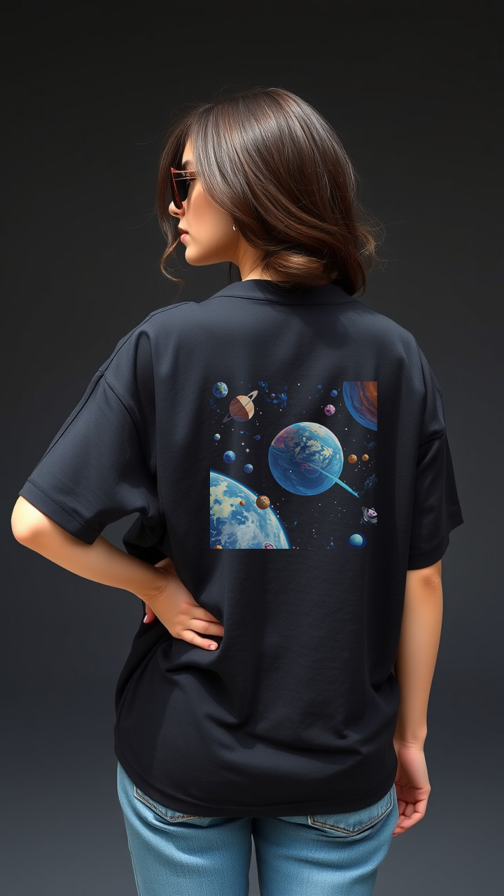 IN S P A C E Oversize t shirt